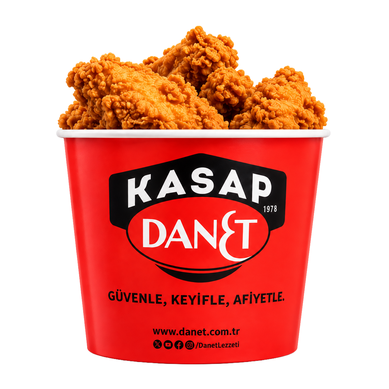 Kasap Danet çıtır tavuk kovası